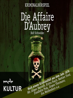 cover image of Die Affaire d'Aubrey – Kriminalhörspiel